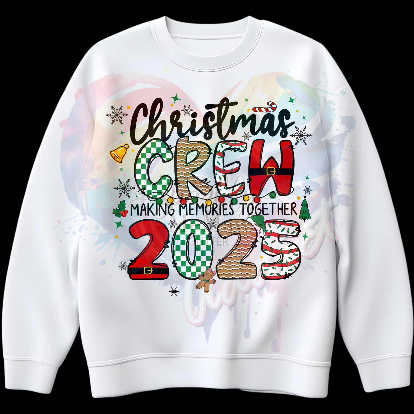 Christmas Crew 2025 DTF Trasfer