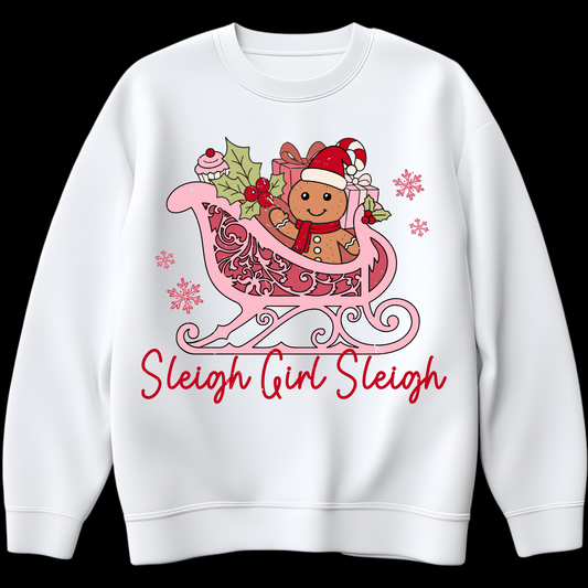 Sleigh Girl DTF Transfer