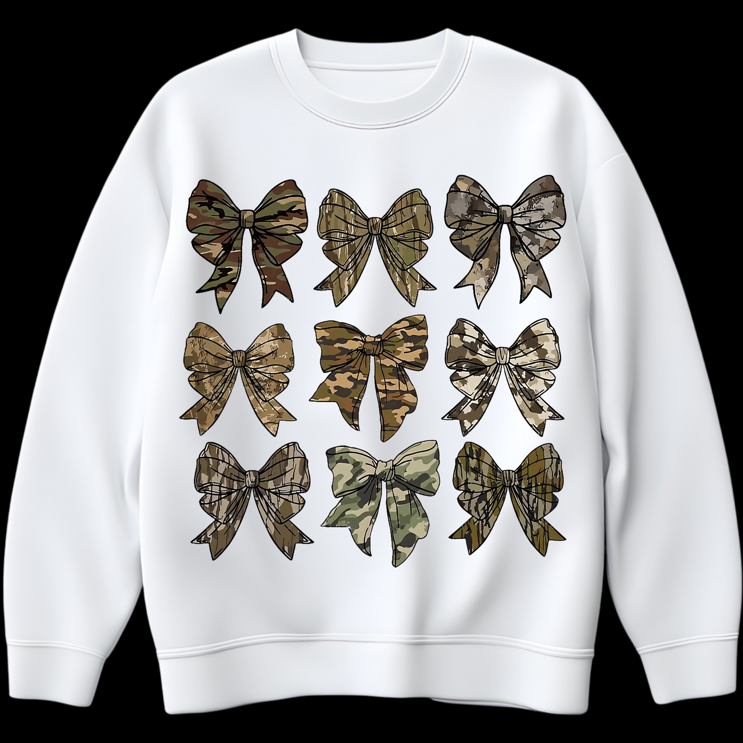 Camo Bow DTF Transfer