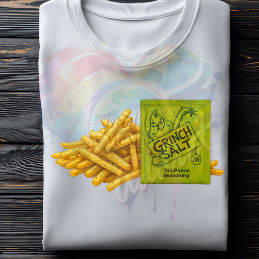 Grinch fries DTF Transfer