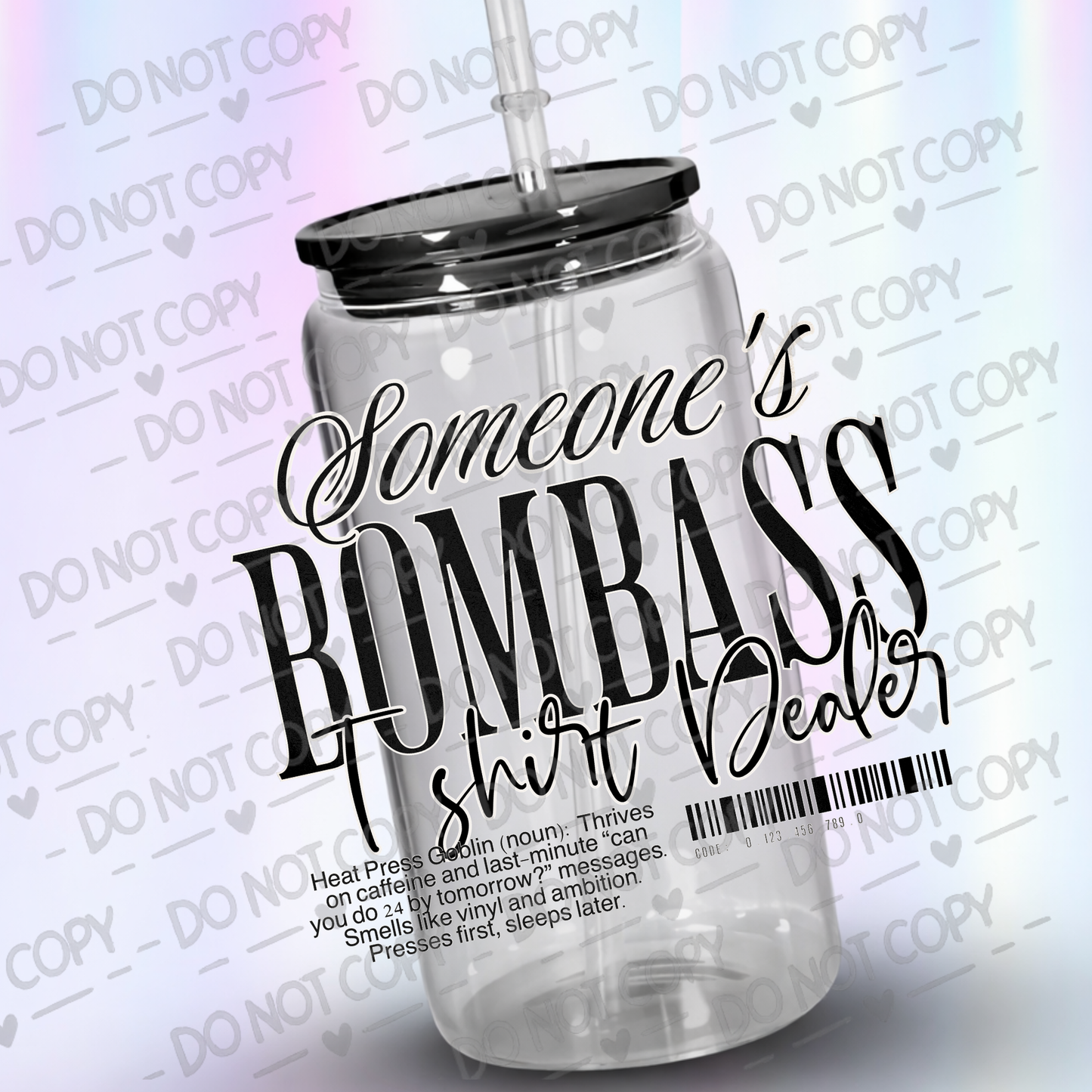 Bombass Tshirt dealer uv dtf decal
