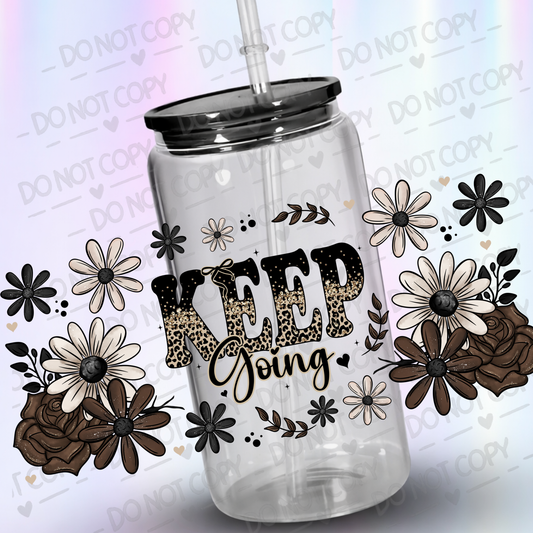 Keep going 16 oz UV DTF Wrap