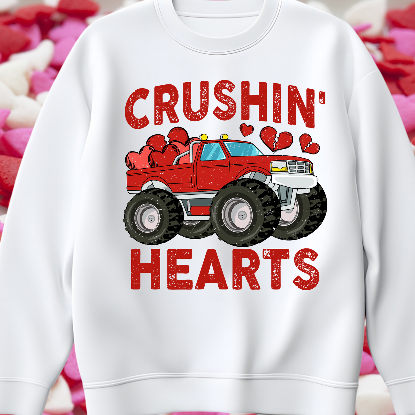 Crushin Hearts dtf transfer