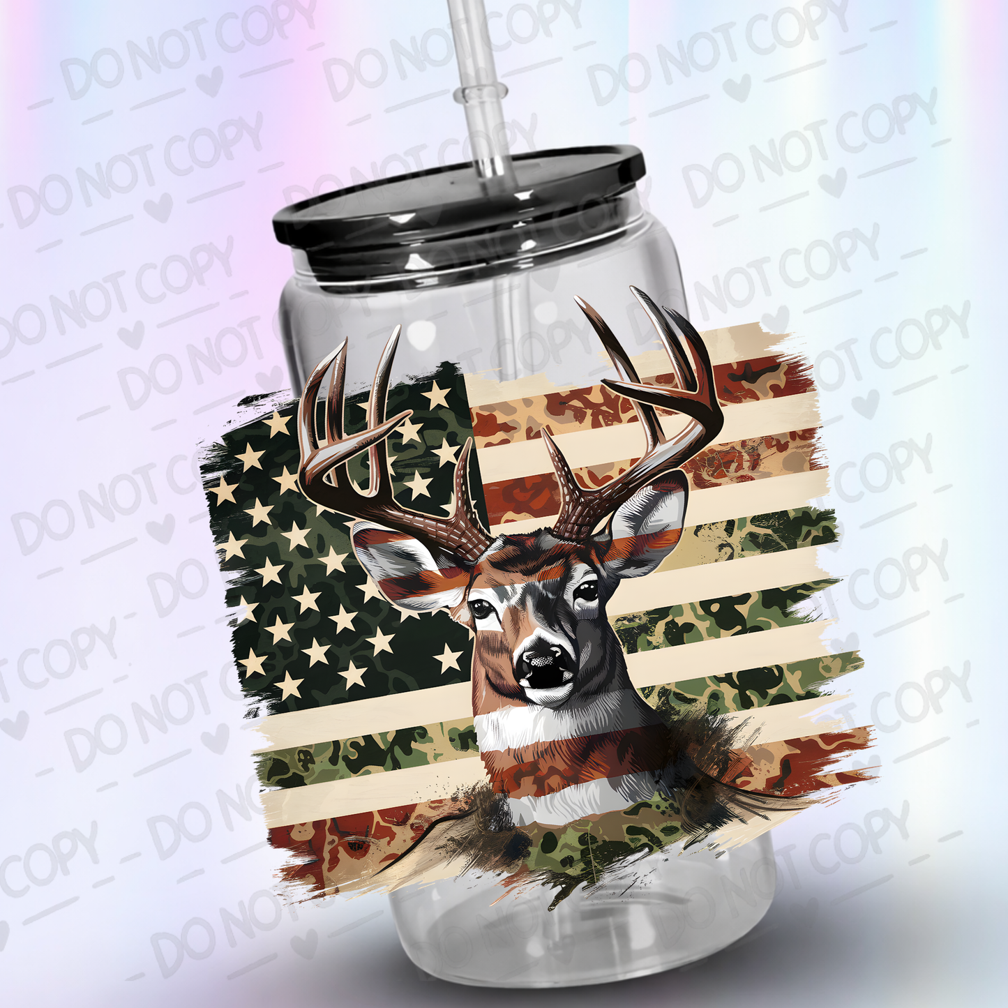 Hunter Deer UV DTF Decal