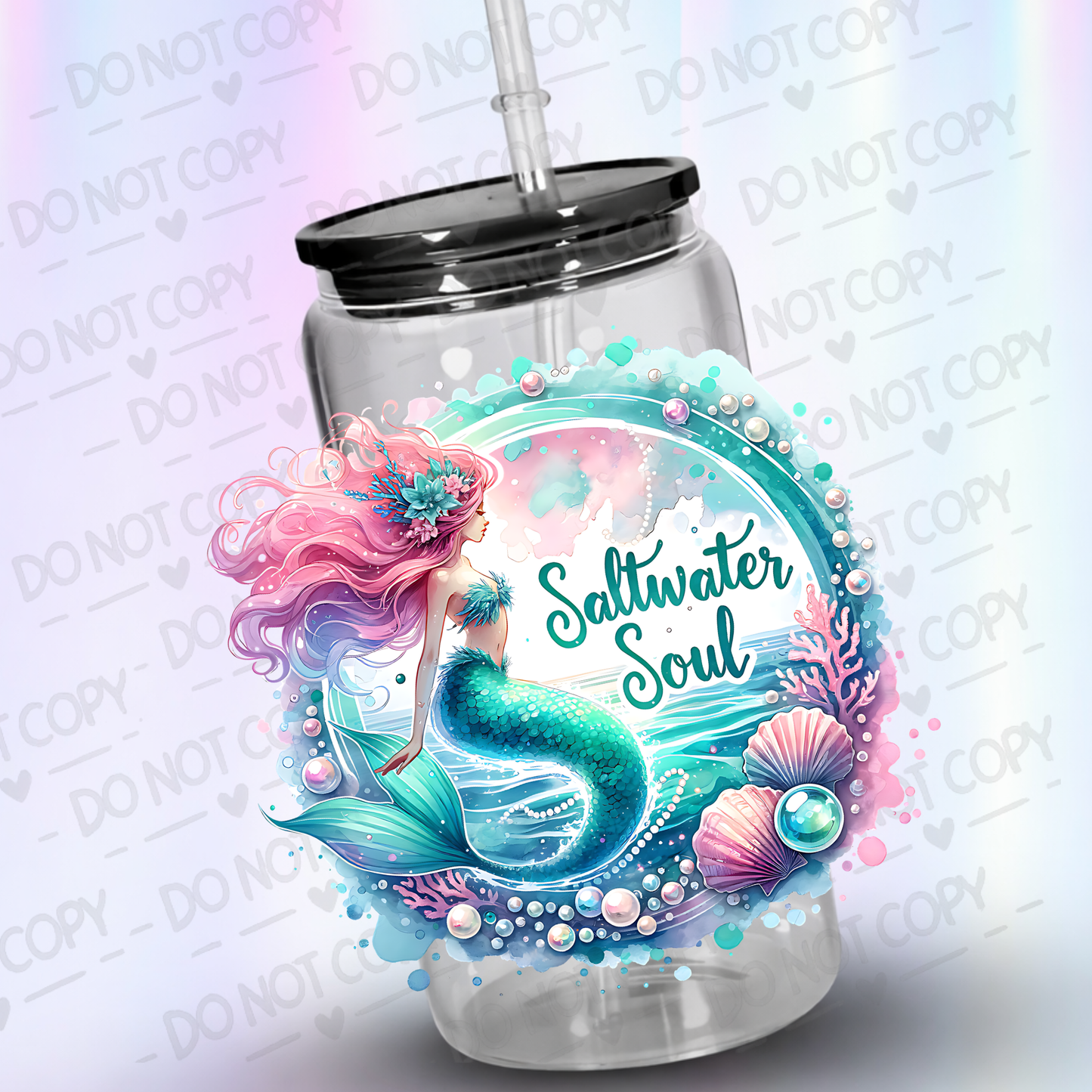 Saltwater Soul UV DTF Decal