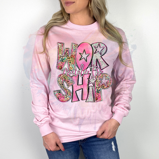 Made to Worship  Ready to Press DTF Transfer (Fabrics only)