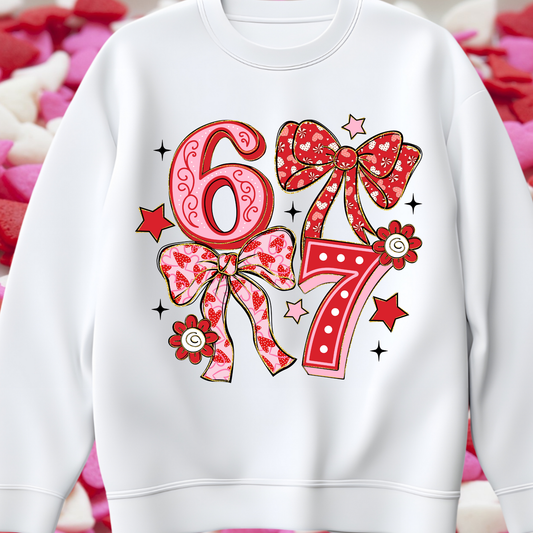67 Valentine Coquette dtf transfer