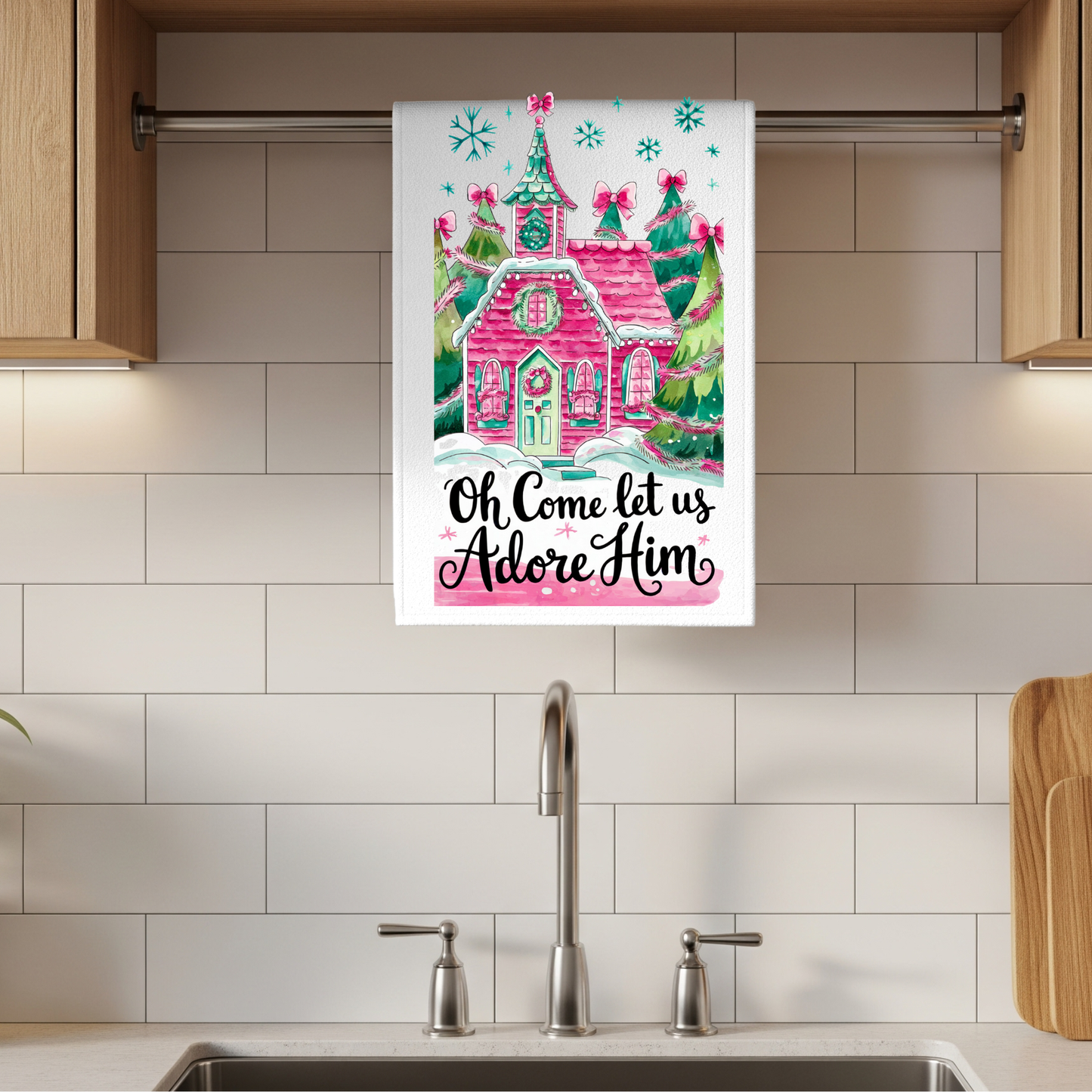 Kitchen towel DTF  (only 10$ at check out)  (For Fabrics Only) Gang Sheet 5 Foot
