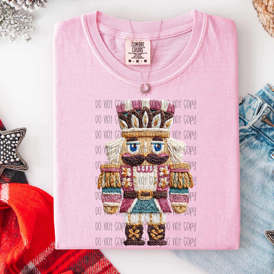 Yarn Nutcracker Ready to Press DTF Transfer (Fabrics only)