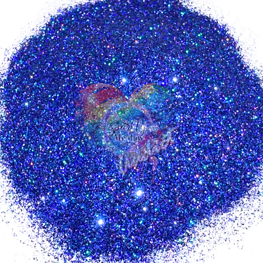 Cobalt Sparkle Holographic Fine Glitter Mix