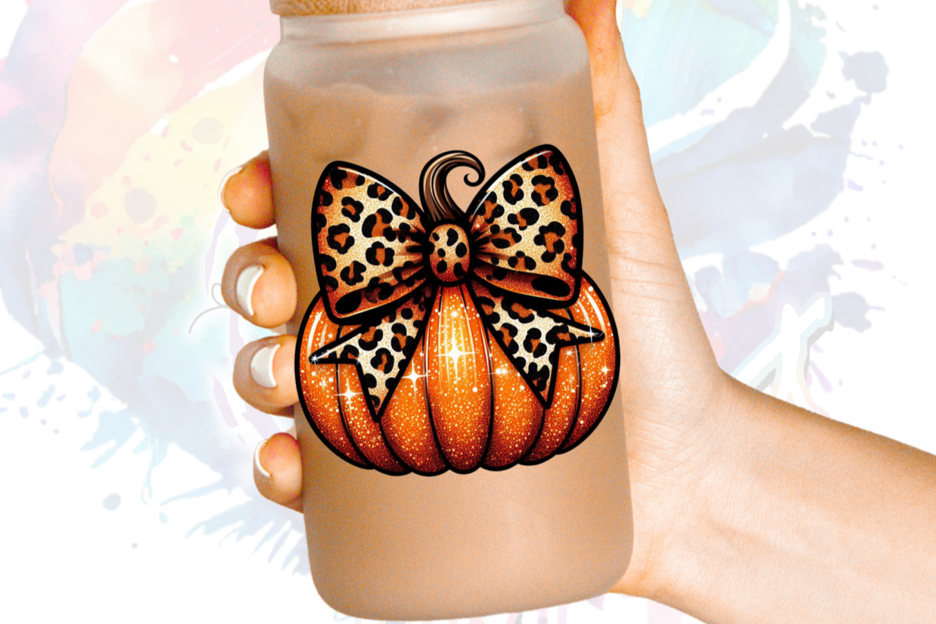 Beautiful Pumpkin UV DTF Decal