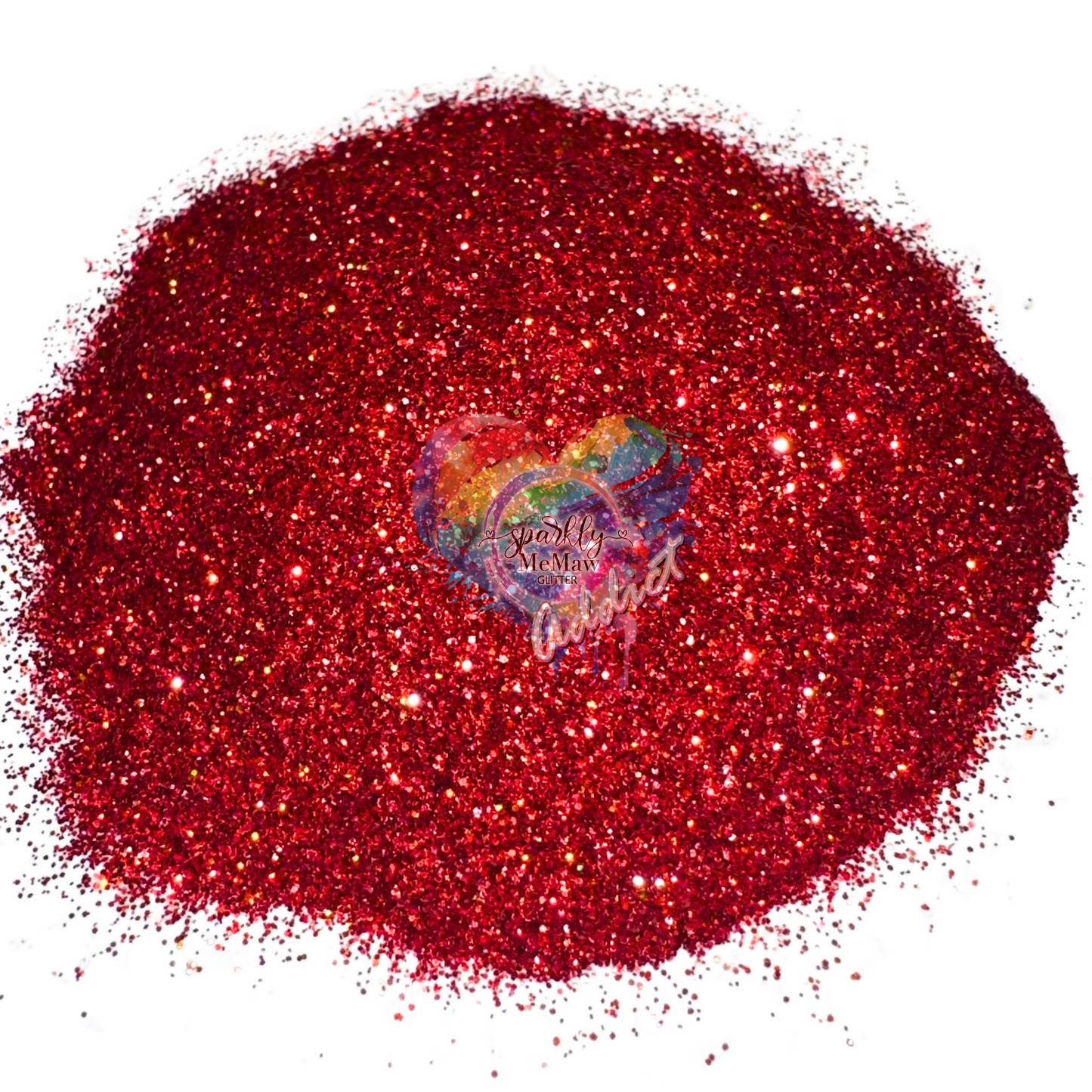 Laser Red Holographic Fine Glitter