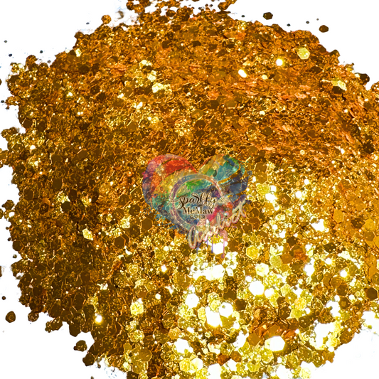 Golden-Rod Chunky Metallic Glitter Mix