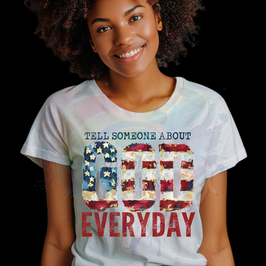 God Ready to Press DTF Transfer (Fabrics only)