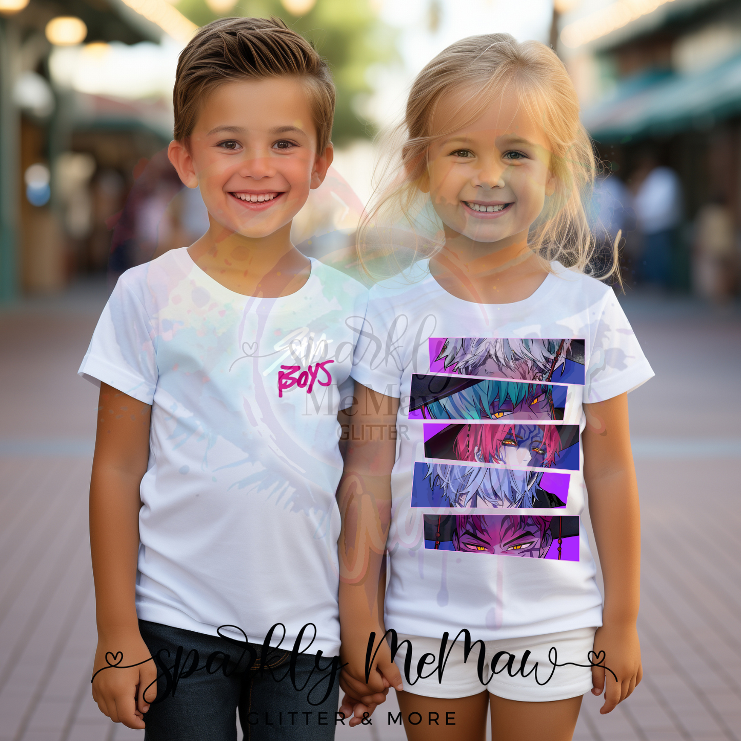 Boy Band Ready to Press DTF Transfer (Fabrics only)