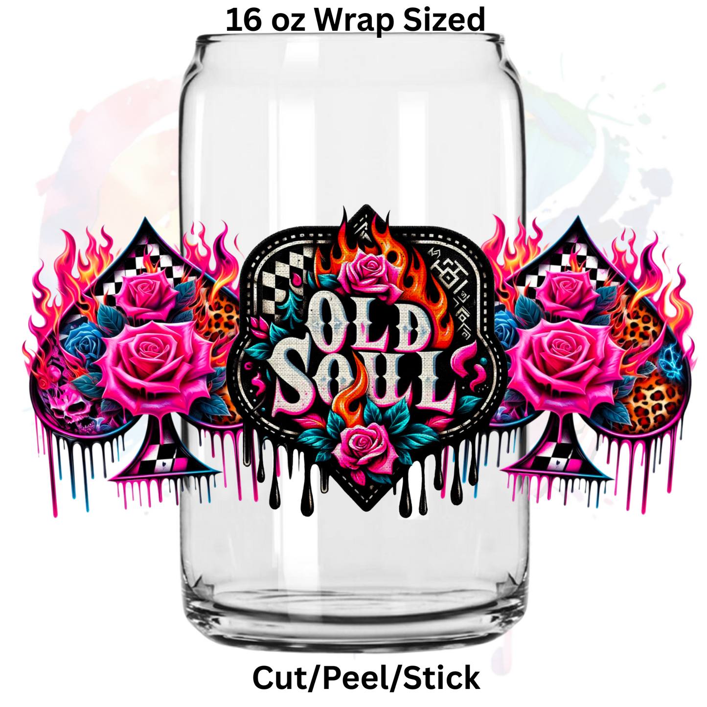 Old Soul 1   UV  DTF 16 Oz wrap