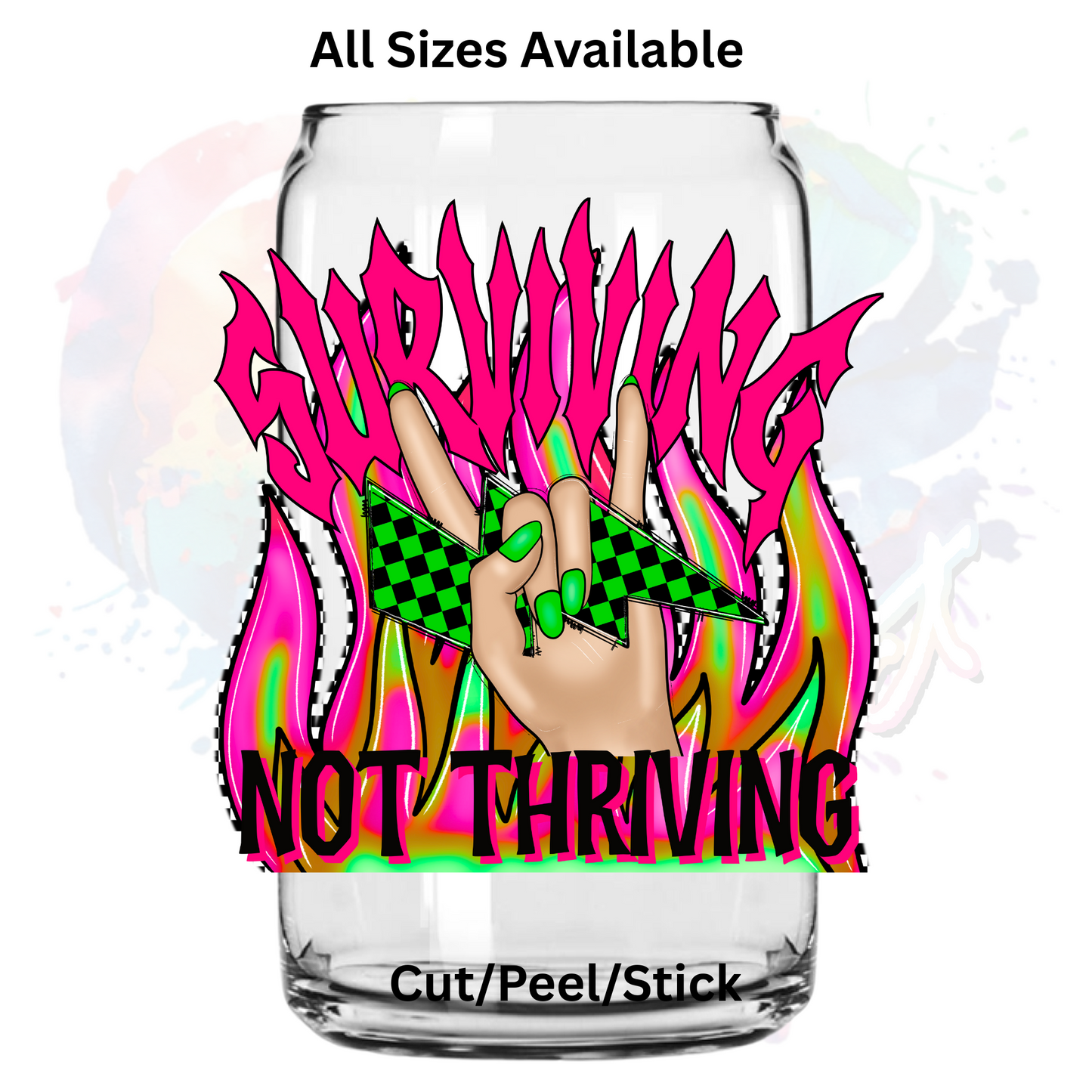 Surviving 989  UV DTF Decal