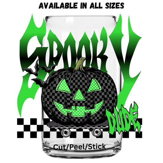 Spooky Dude  UV DTF Decal