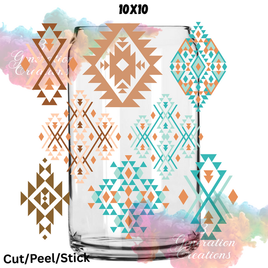 Aztec Bundle  UV DTF  Sheet 10x10 (Robin Design)