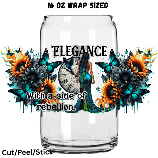 Side of Rebellion UV  DTF 16 Oz wrap