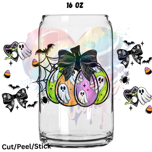 5 Halloween  UV  DTF 16 Oz wrap