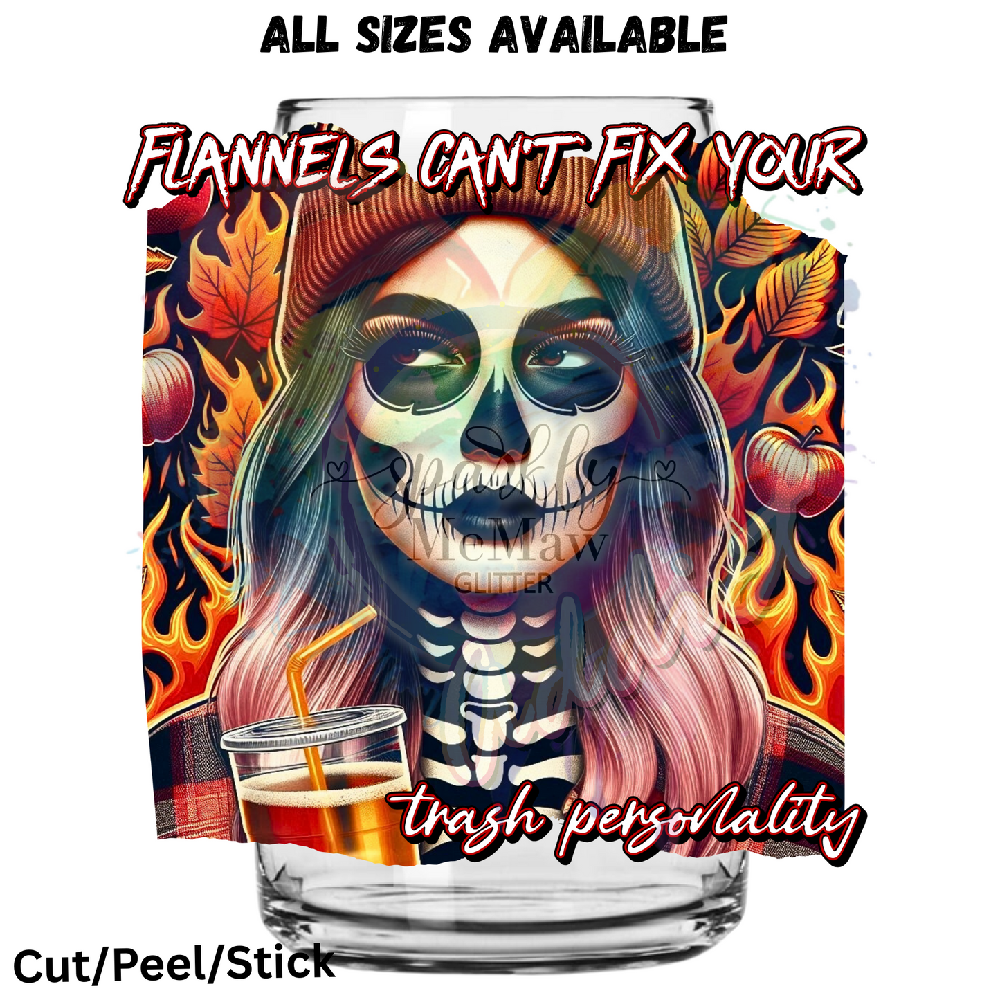 Flannels UV DTF Decal