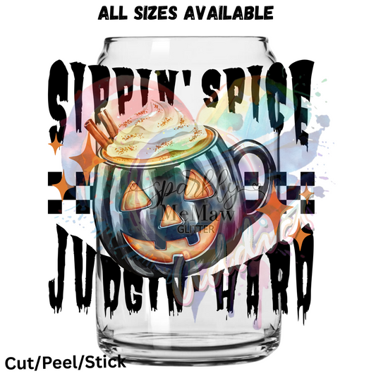 Sippin' Spice  UV DTF Decal