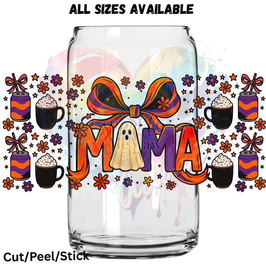 Mama Ghost UV  DTF 16 Oz wrap