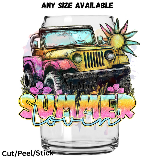 Summer Lovin UV DTF Decal