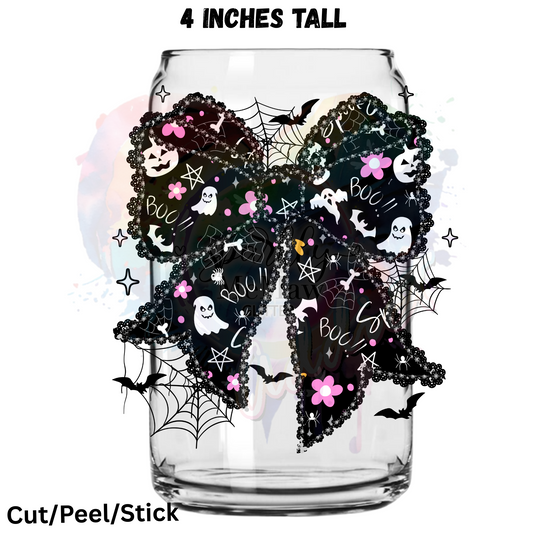 Lace Spooky Bow UV DTF Decal