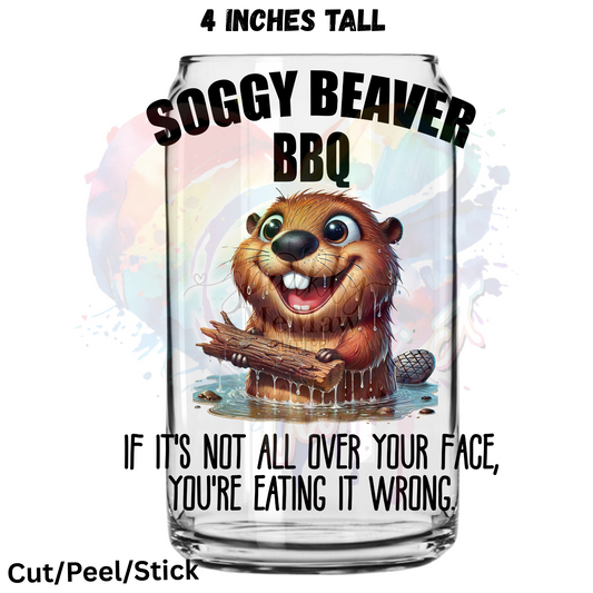 Soggy BBQ UV DTF Decal