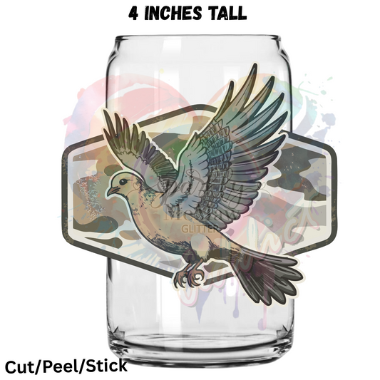 Camo Dove UV DTF Decal