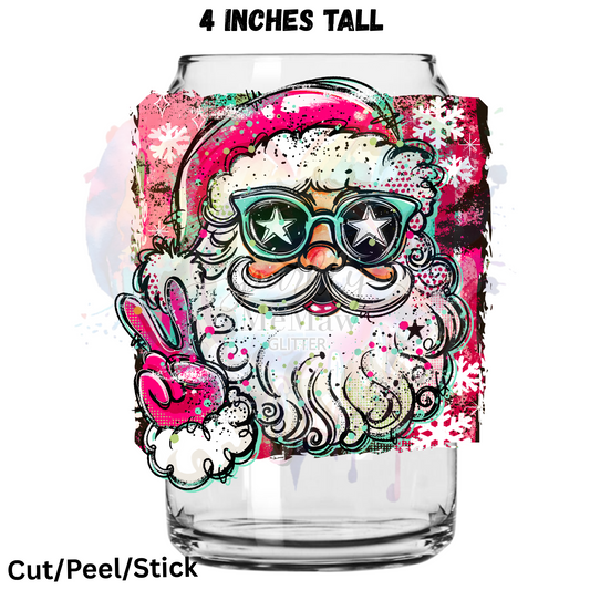 Doodle Santa UV DTF Decal