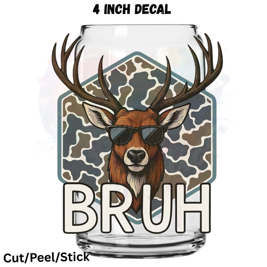 Bruh Deer UV DTF Decal