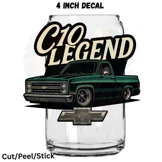 C 10 Legend UV DTF Decal