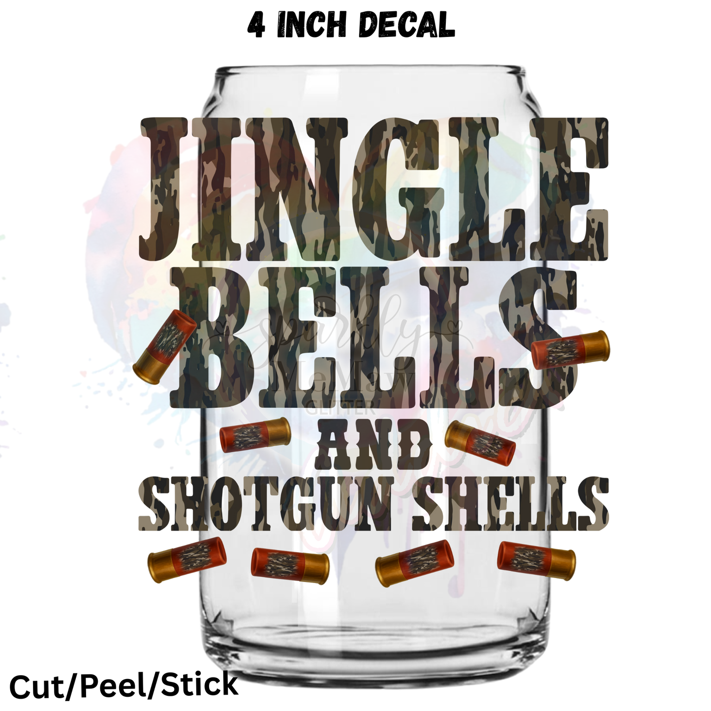 Jingle Bells Shells UV DTF Decal