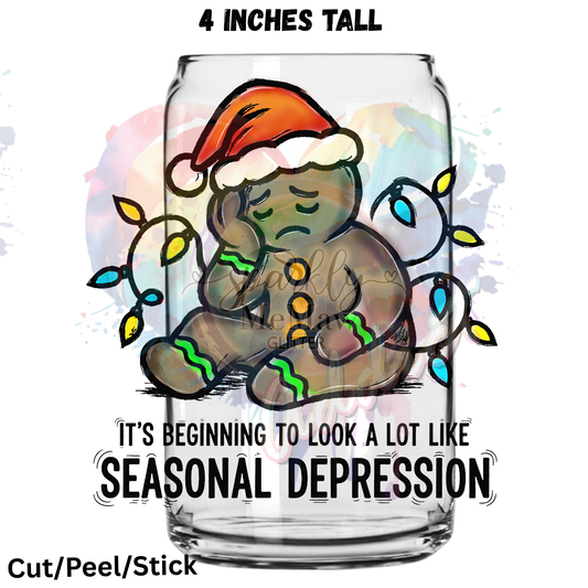 Seasonal Depression UV DTF Decal