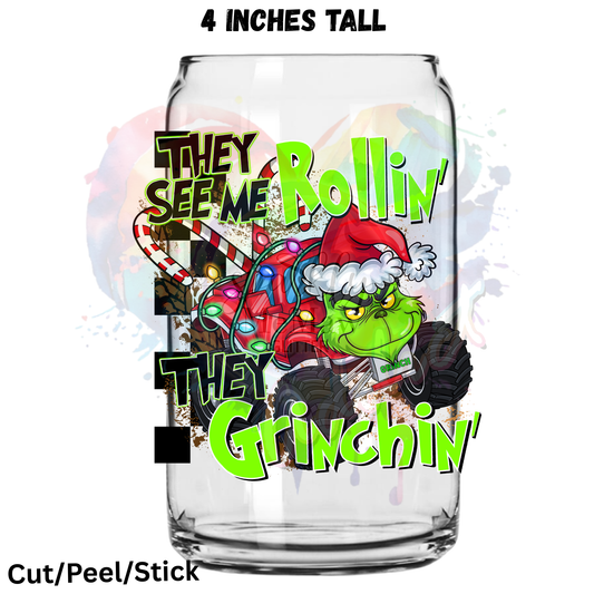 They see me Rollin 1 UV DTF Decal