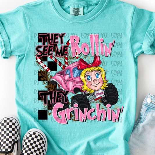 They See me Rollin 2 Ready to Press DTF Transfer (Fabrics only)