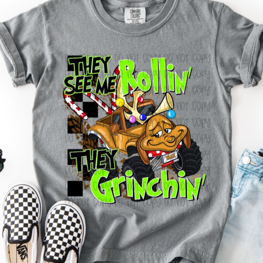 They See me Rollin 3 Ready to Press DTF Transfer (Fabrics only)