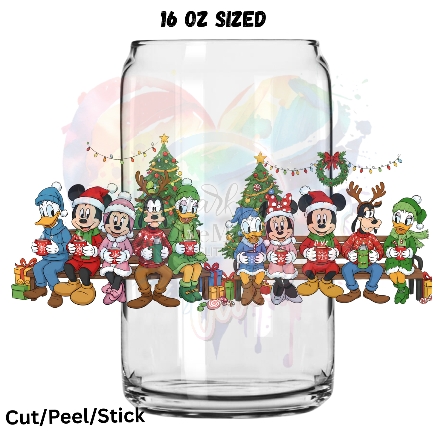 Christmas era 7  UV  DTF 16 Oz wrap