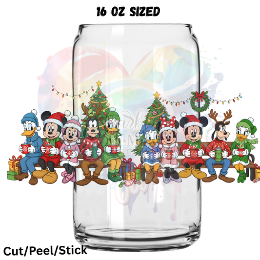 Christmas era 7  UV  DTF 16 Oz wrap