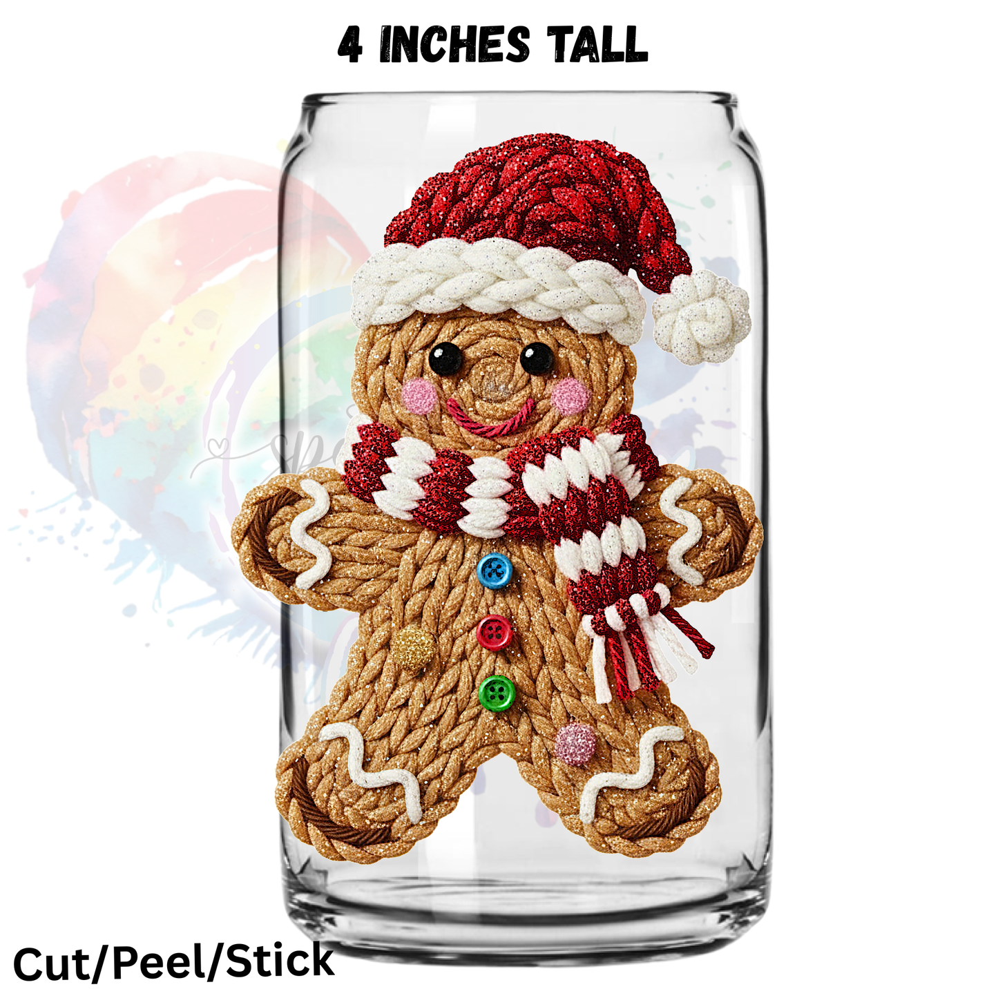 Christmas Yarn UV DTF Bundle (all are 4 inches tall)