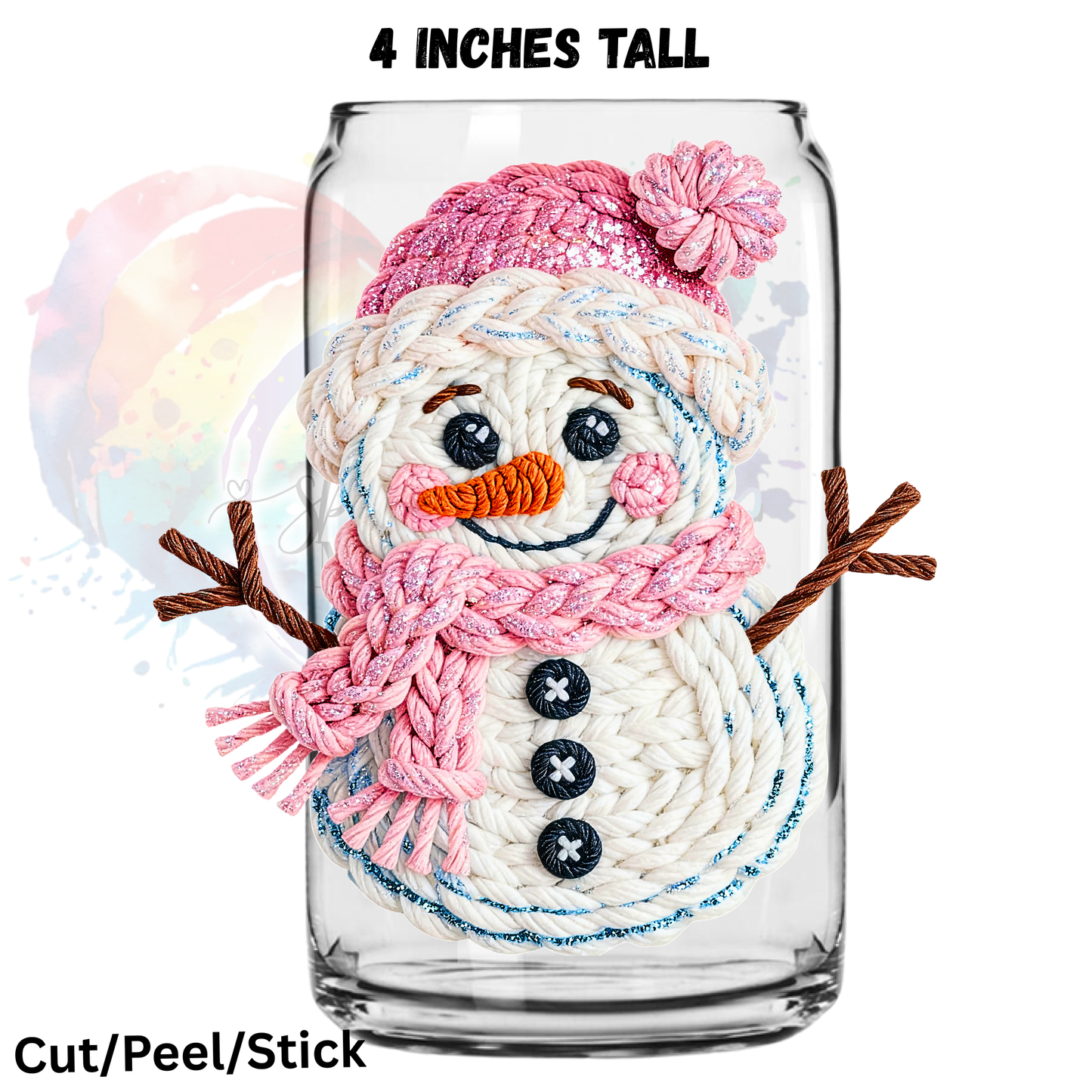 Christmas Yarn UV DTF Bundle (all are 4 inches tall)