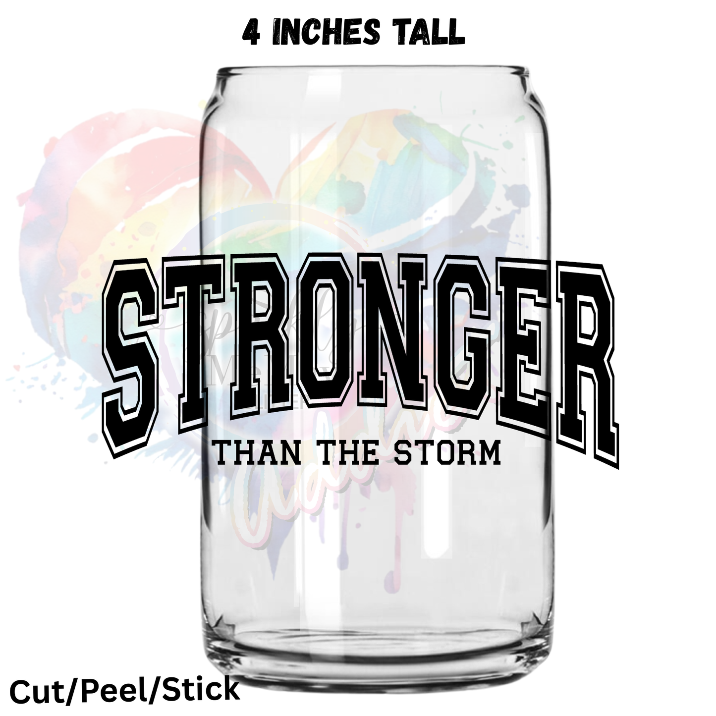 Stay Positive 24 x 24 inch UV DTF gang sheet  (all are 3.50 inches tall)