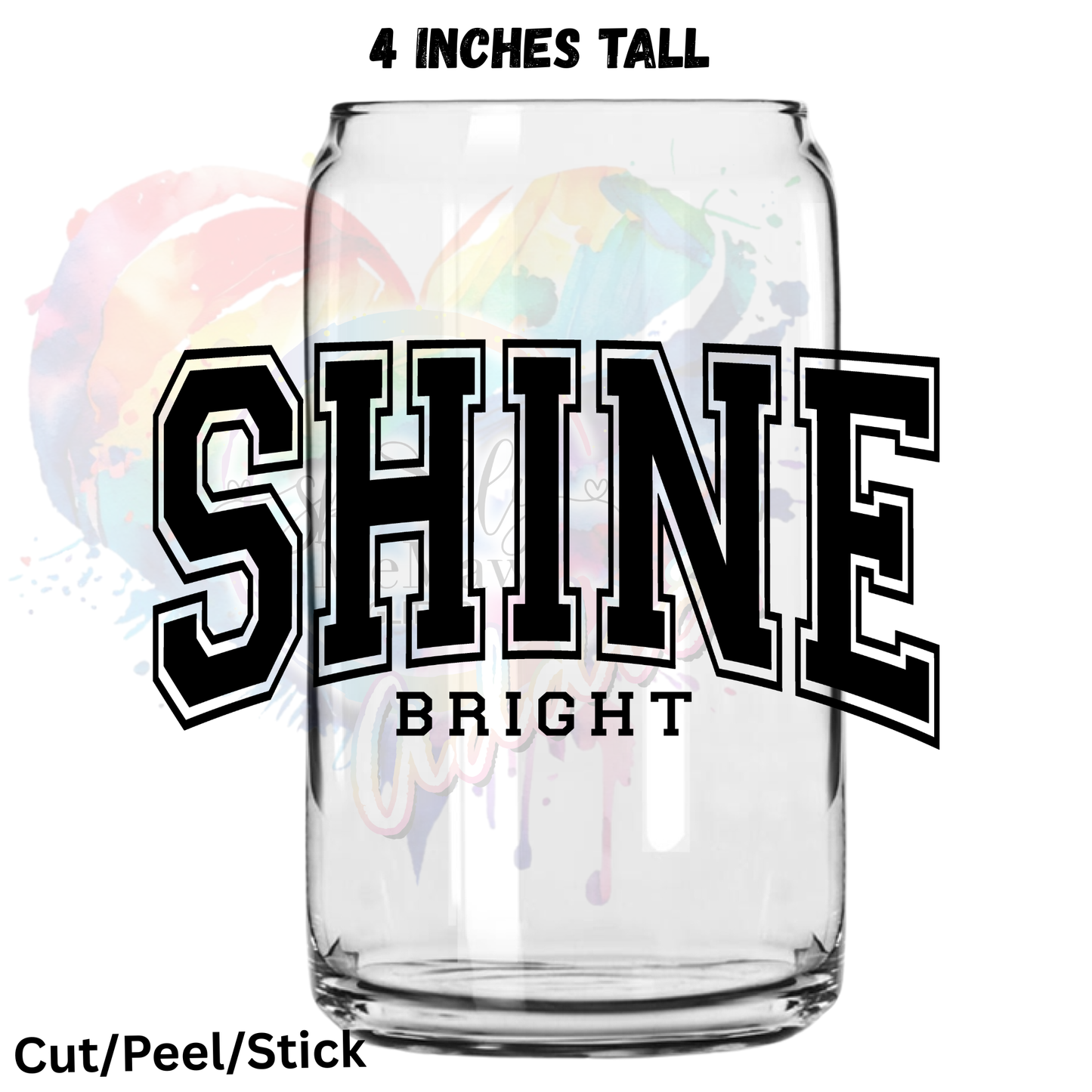 Stay Positive 24 x 24 inch UV DTF gang sheet  (all are 3.50 inches tall)