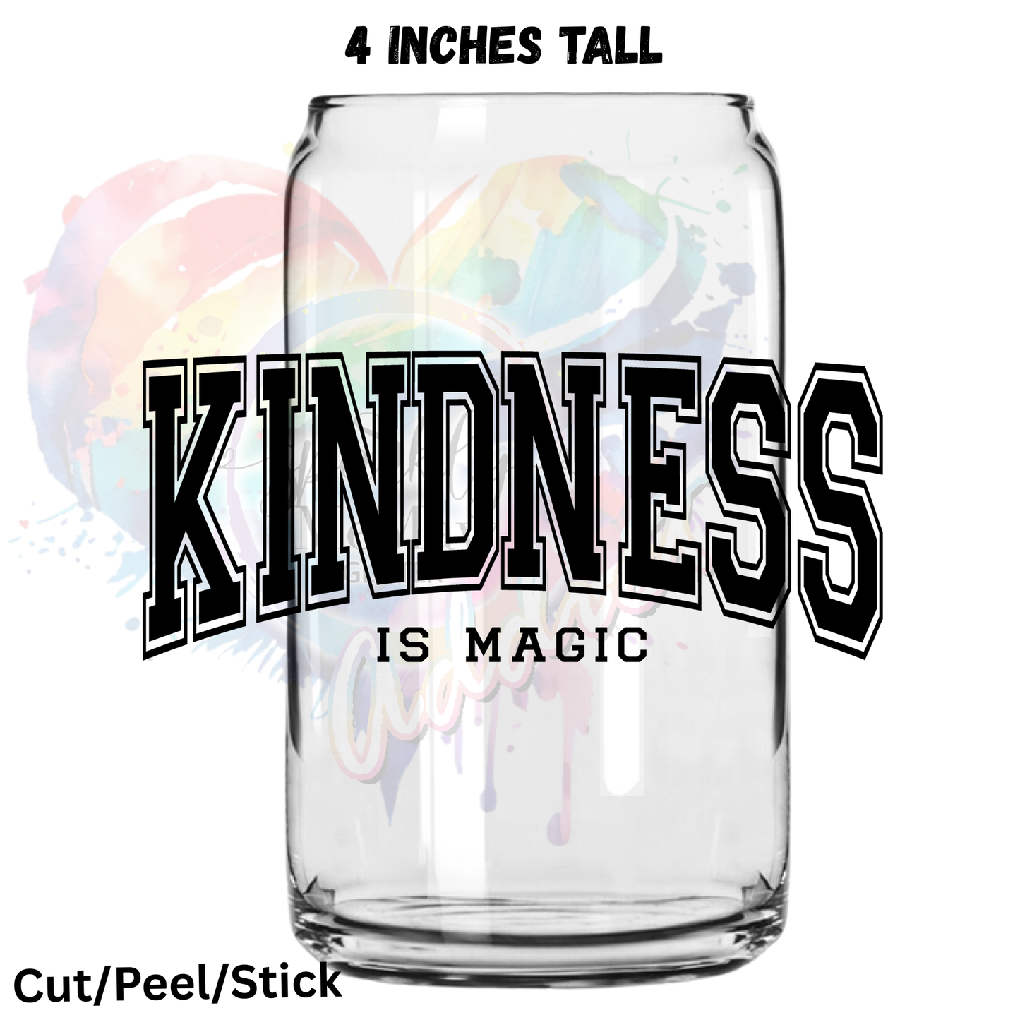 Stay Positive 24 x 24 inch UV DTF gang sheet  (all are 3.50 inches tall)