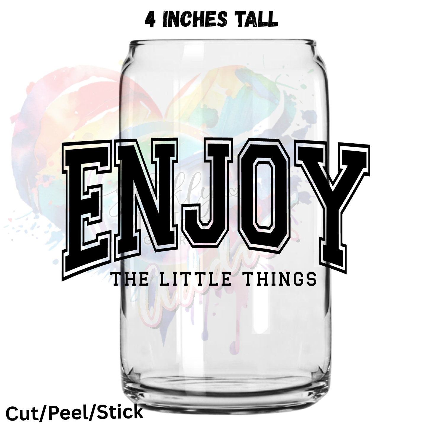 Stay Positive 24 x 24 inch UV DTF gang sheet  (all are 3.50 inches tall)