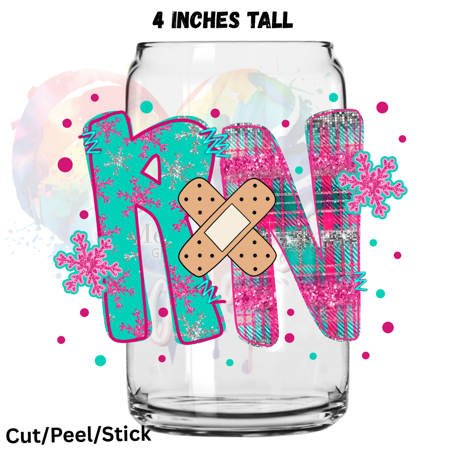 RN Chistmas UV DTF Decal