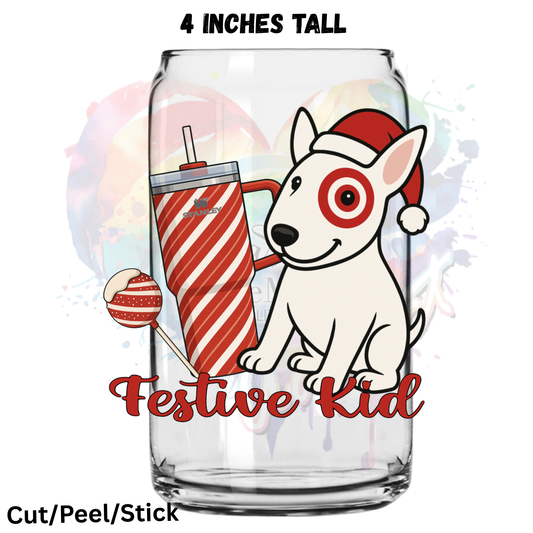 Festive Kid  UV DTF Decal